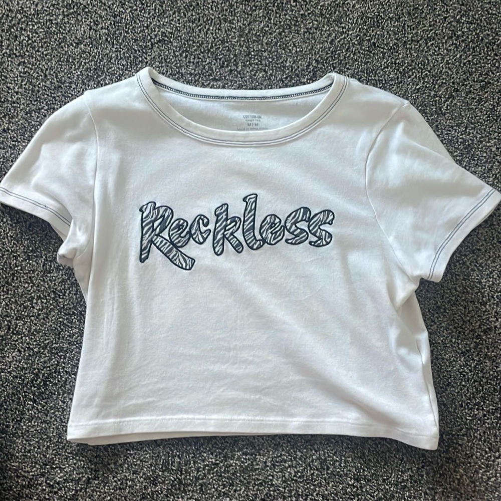 Cotton on cropped tee